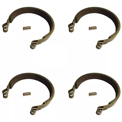 (4) 4  Brake Bands & Pins For Go Kart Cart Mini Bike ATV Quad Four Wheeler • $34.46