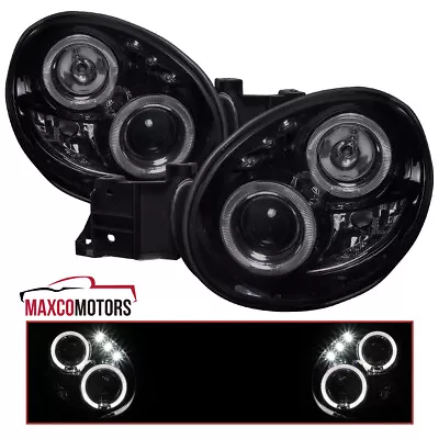 Smoke Projector Headlights Fits 2002-2003 Subaru Impreza WRX Outback LED Halo • $205.49