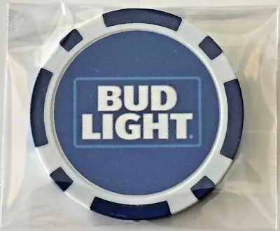 Bud Light  -  Magnetic Clay Poker Chip -Golf Ball Marker • $8.95