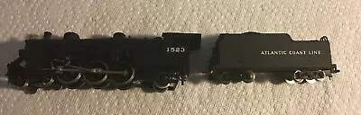 Mehano Ho Scale Train Locomotive & Tender Atlantic Coast Line 1523 4-6-2 (JJ) • $79.99