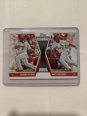 Albert Pujols & Matt Holliday 2011 Topps Baseball #DD-28 DIAMOND DUOS INSERT • $1.99