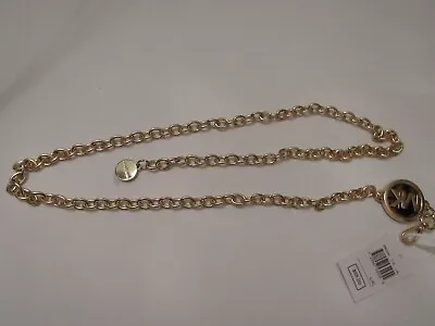 NWT Michael Kors Gold Tone Metal Chain Style Waist Belt S/M • $29.99