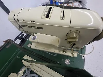 $305 • Buy Bernina 730 Record Sewing Machine FOR PARTS Or REPAIR With Case