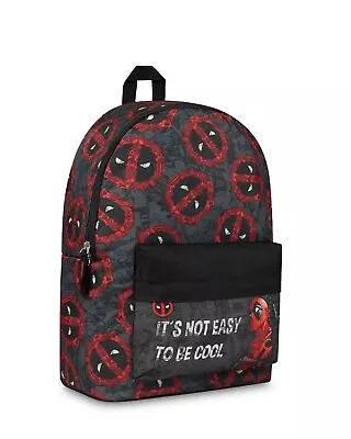 Marvel School Bag Deadpool Kids Backpack • £10.99