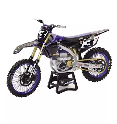 Eli Tomac #3 YZ450F 1:12 Scale Yamaha Factory Race Team Replica New Ray 58323 • $28.29