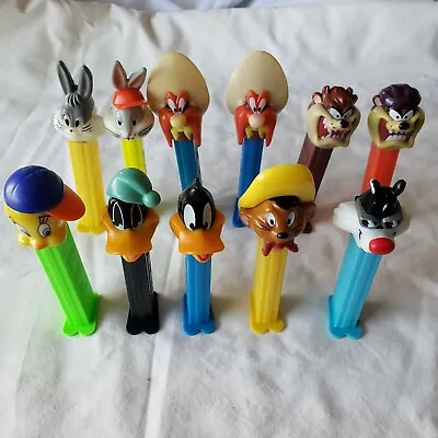 PEZ Warner Brothers Bugs Bunny Daffy Tweety Sylvester Taz Sam Speedy WB Lot 11 • $10.99