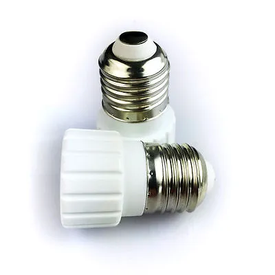 2pcs E27 To GU10 Extension Socket Base LED Light Bulb Lamp Adapter Converters • $2.46