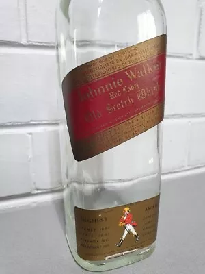 Johnnie Walker Red Label 1970's Empty Whisky Bottle. Collectable • $35