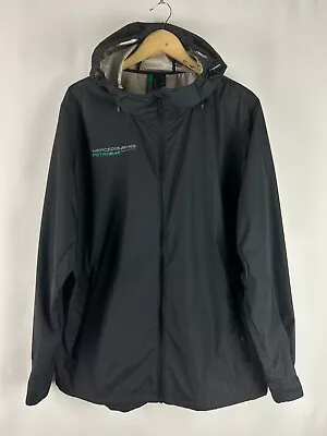 MERCEDES AMG PETRONAS F1 Lightweight Wind Rain Jacket Size XL! • £30