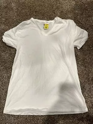 Hanes Men's Tagless V-Neck T-Shirt Size M - White • $16