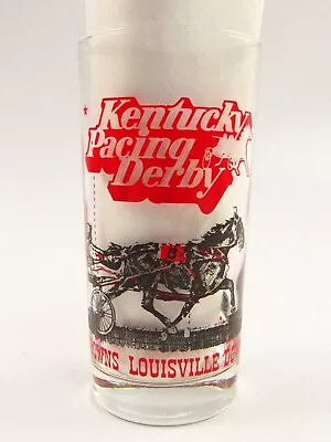 Louisville Downs 1986 Kentucky Pacing Derby Mint Julep Glass B168 • $11.78