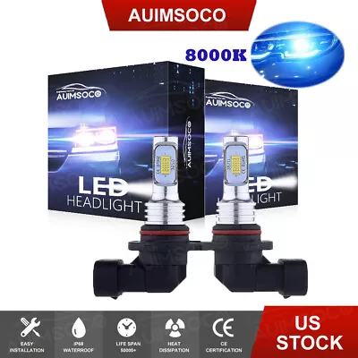 9005 8000K LED Headlight 2Pcs High Beam Bulbs Kits For Mazda CX-5  2013-2016 • $24.99