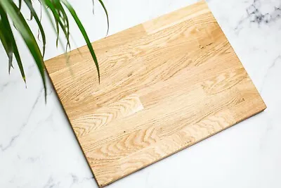 £15 • Buy Solid Oak Wooden Chopping Board 425mm X 310mm X 20mm Wood Worktop Saver