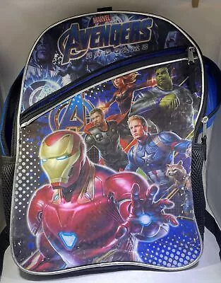 MARVEL AVENGERS Endgame Backpack Book Tote Bag Iron Man Hulk Capt. America Thor • $12.95