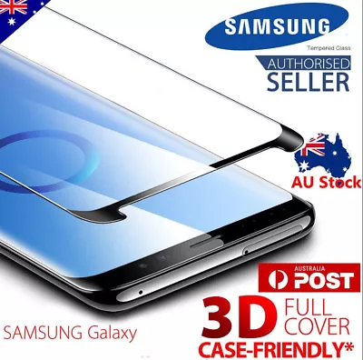 Case Friendly Clear Tempered Glass Screen Protector Samsung Galaxy S9 Plus • $9.69