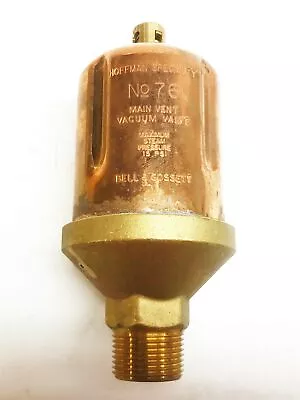 $241.68 • Buy Bell & Gossett Straight Main Steam Vacuum Valve 401432 NOS