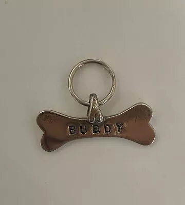 Silver Bones Sterling Silver ‘Buddy’ Bone Key Chain 123 • $19.99