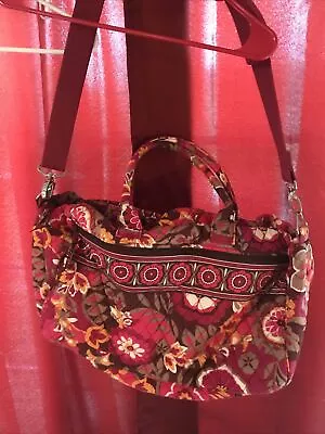 Vera Bradley  Large DUFFLE BAG PURSE - Red Great Condition • $26