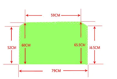 New Stand Microscope Dust Cover Plastic 790mm X 550mm X 520mm  • $14.71