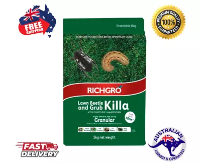 BRAND NEW Richgro 5kg Lawn Beetle And Grub Killa FREE SHIPPING AU • $46.95