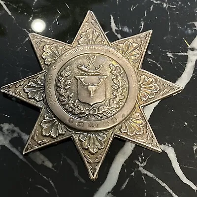 £135 • Buy Ancient Order Of Foresters - Victorian Hallmarked Sterling Silver Sash Star