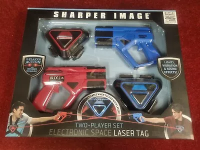 Sharper Image Electronic Space Laser Tag Two Player Set With Infrared Technology • £35.99