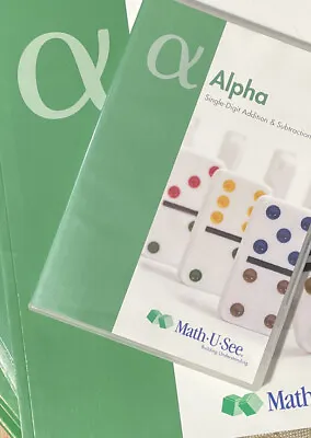 Math U See: Alpha Single-Digit Addition And Subtraction 4 Book Set Some Use • $74.99