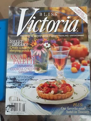 Bliss Victoria Magazine Enterprising Women July August 2012 Artist Palette • $1.99