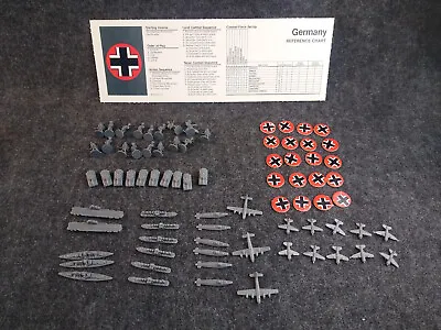 Axis And Allies 1987 Milton Bradley GERMANY REPLACEMENT PIECES PARTS ONLY • $14