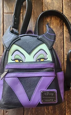 Loungefly Disney Maleficent Mini Backpack Cosplay Villain Character Bag • $50
