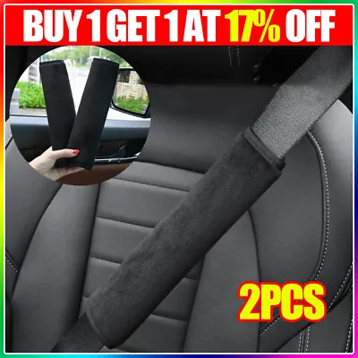 2PCS Car Seat Belt Pads Harness Safety Shoulder Strap Cushion Cover Kids Adult • £3.36