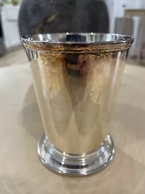 MINT JULEP Cups Silver Plate Kentucky Bourbon BULLEIT • $24