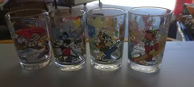 Vintage McDonalds 2002 Disney 100 Years Of Magic Glasses Cups - Set Of 4. New • $29.99