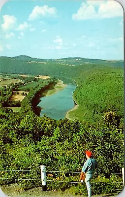 Great Bend Susquehanna River Tunkhannock Meshoppen Pennsylvania UNP Postcard • $3