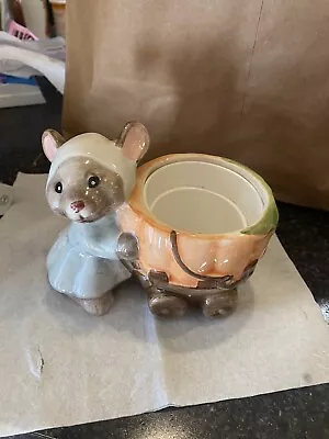 Mouse And Pumpkin Planter • $6