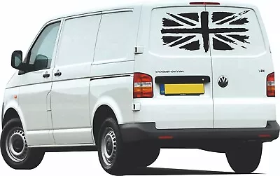 Vw Transporter Rear Union Jack Graphics T5t6 - Vw Stickers Volkswagen.. • $16.16