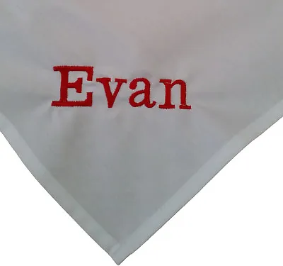 £5.50 • Buy Personalised Embroidered Napkins Serviette 20  Hotel Quality Gift Kitchen Name