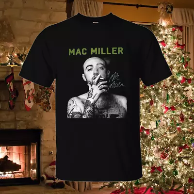 Inspired Mac Miller Signature Black Men T- Shirt S-345XL Gift Fan- Free Shipping • $14.99