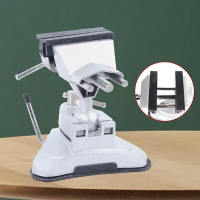 Table Top Bench Vice Vacuum Base Clamp Vise Powerful Suction 360° Rotation • $13.30