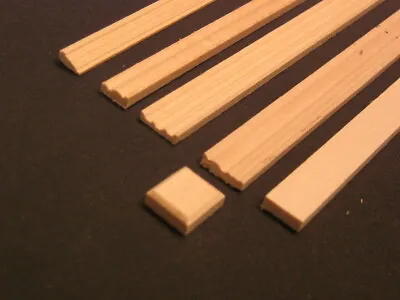 Window Door Corner Block #1 Trim 10pcs Dollhouse 1/12 Scale Miniature Molding • $2.74