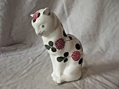 £110 • Buy Vintage Wemyss Bovey Plichta Cat Decorated With Flowering Clover