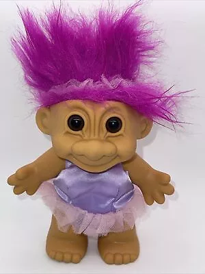 Retro Vintage 1990s Ballet Russ Troll Large 8 Inch • $12.95