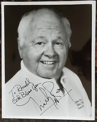 Mickey Rooney Autograph Gelatin Silver 8x10 Photograph • $49