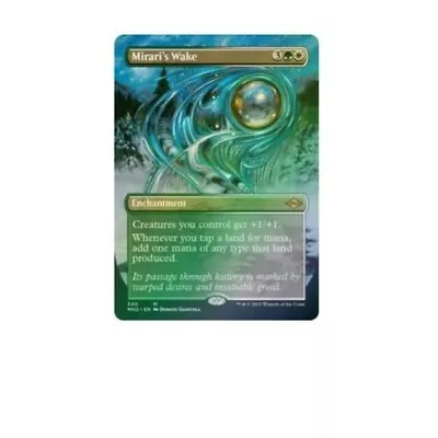 Mirari's Wake Borderless Foil + 10 Random Rares Magic The Gathering Giftset  • $39.99