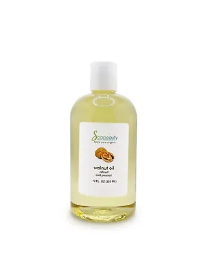 Walnut Oil Carrier Natural Cold Pressed 100% Pure Refined 12 Oz • $10.97
