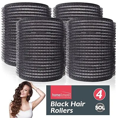 4-8 Hair Rollers Self Grip Large Set Heatless Bouncy Wave Curlers Cling Styling • £5.99