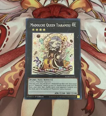 Yugioh Madolche Queen Tiaramisu BLMR-EN076 Secret Rare 1st Edition NM • $1.95