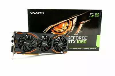 Nvidia Gigabyte GeForce GTX 1080 Windforce OC 8GB • $260