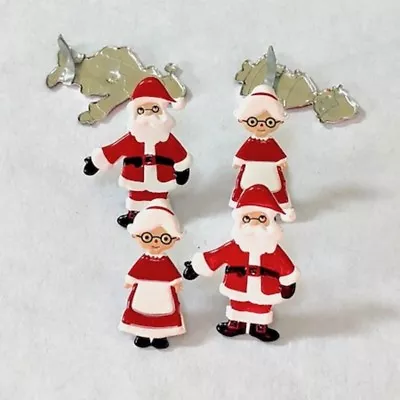 $1.91 • Buy Santa & Mrs. Claus  Brads *  Eyelet Outlet  8 Pcs  New Just In Stock