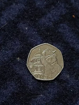 Unique Paddington Bear 50p • £10